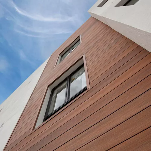 Wpc Exterior Siding [21mm X 138mm X 2900mm] Venta X Unidad Ceniza Gris