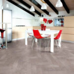 Imagen 5 de Flotante 8mm Pesaro Zement Simil Cemento- Bisel- Caja 2,12m2 Gris