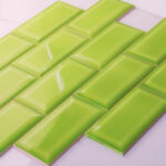 Imagen 5 de Ceramico Subway Colores 10x20 [caja X 1m2] Verde Lima