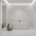 Imagen 5 de Porcelanico Rectificado 64 X 123 [caja X 2,30m2] Calacata Lux Pulido
