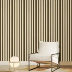 Imagen 5 de Pack 5 Paneles Acusticos De Pared De 8mm X 600mm X 2400mm Sunset Oak