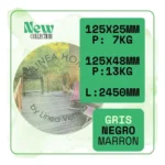 Imagen 6 de Madera Plastica 125mm X 25mm X 2450mm (7kg X Unidad) Negro