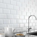 Imagen 6 de Ceramico Subway 7,5 X 15- Negro / Blanco- [caja X 1m2] Blanco