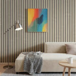 Imagen 6 de Pack 5 Paneles Acusticos De Pared De 8mm X 600mm X 2400mm Blonde Oak