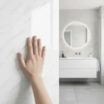 Imagen 7 de Placa Pvc Simil Marmol 2,5mm X 1220mm X 2440mm Carrara Ice