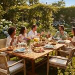 Imagen 8 de Mesa Fija Grande Jardin- 85x107x275cm Teca/ Angelin Natural