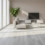 Imagen 8 de Flotantes Kronotex 8mm X 193mm X 1380 No Bisel- Caja 2,13m2 Roble Trend Blanco