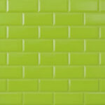 Imagen 9 de Ceramico Subway Colores 10x20 [caja X 1m2] Verde Lima