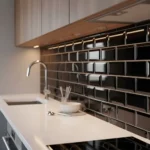 Imagen 9 de Ceramico Subway 7,5 X 15- Negro / Blanco- [caja X 1m2]