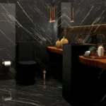 Imagen 9 de Porcelanico Importado Cedasa 56x113 [caja X 2,53m2] Marquinia Vetas Doradas