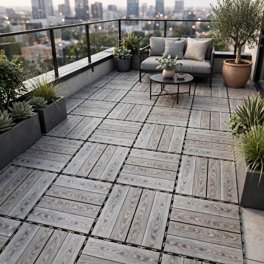 Imagen 3 de Wpc Deck Baldosas Encastrables [300x300x20]