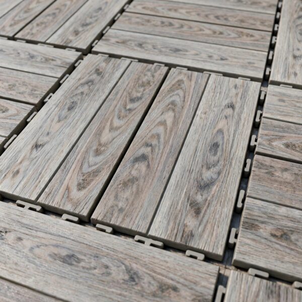 Wpc Deck Baldosas Encastrables [300x300x20]