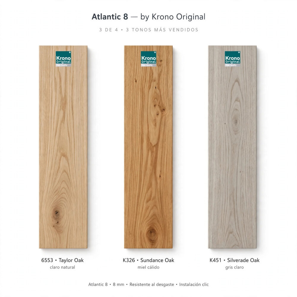 Imagen 4 de Piso Flotante Waterproof- Atlantic 8 (caja 2,26m²)