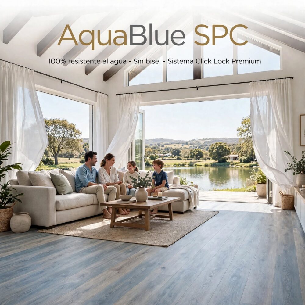 Imagen 4 de Piso Vinilico Aquablue 4/0.3 X 184 X 1220mm- (Caja 2,70m²)
